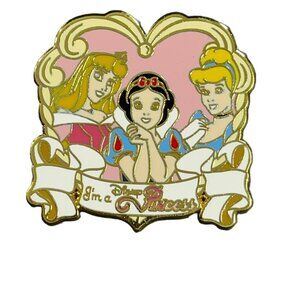 Disney Aurora Princess Trading Pin Cinderella Snow White Badge Lapel Pin Jewelry